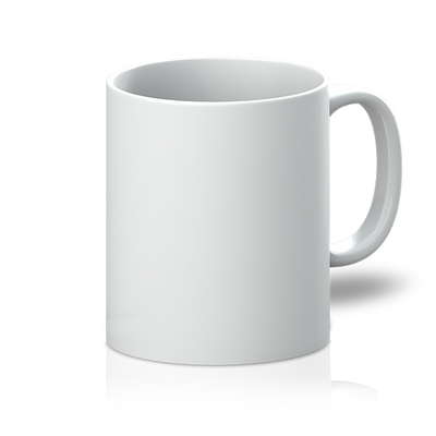 White Ceramic Mug - Pixelwave