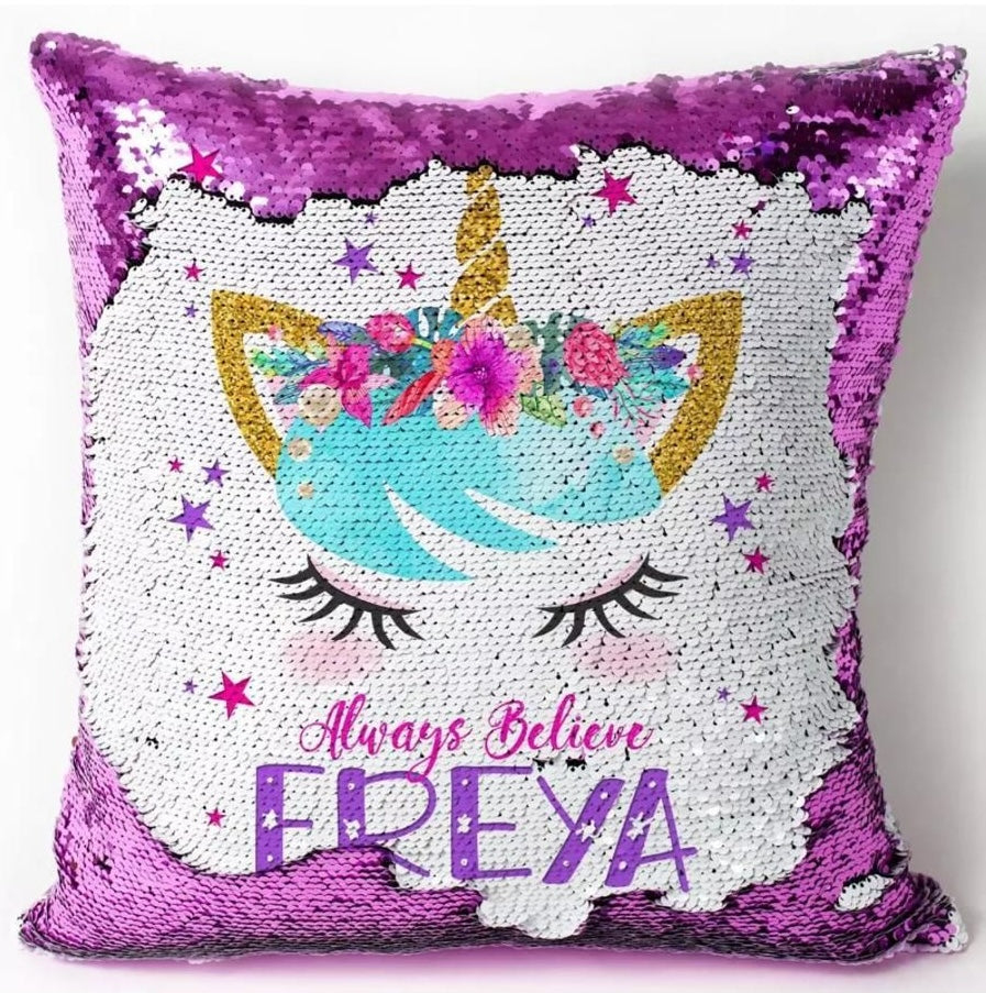 Sequin Pillow Case + Pillow - Pixelwave