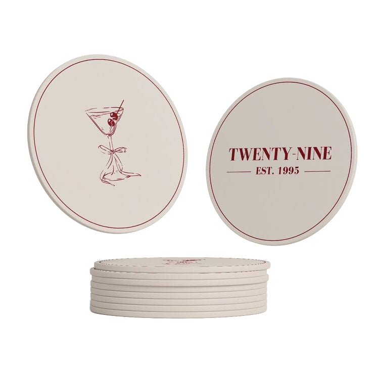 Cardboard Coaster 10 pcs - Pixelwave