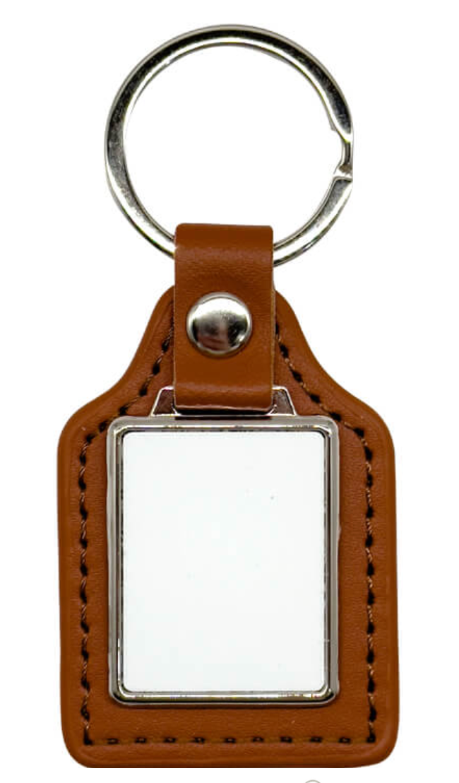 PU Leather Keyring - Pixelwave