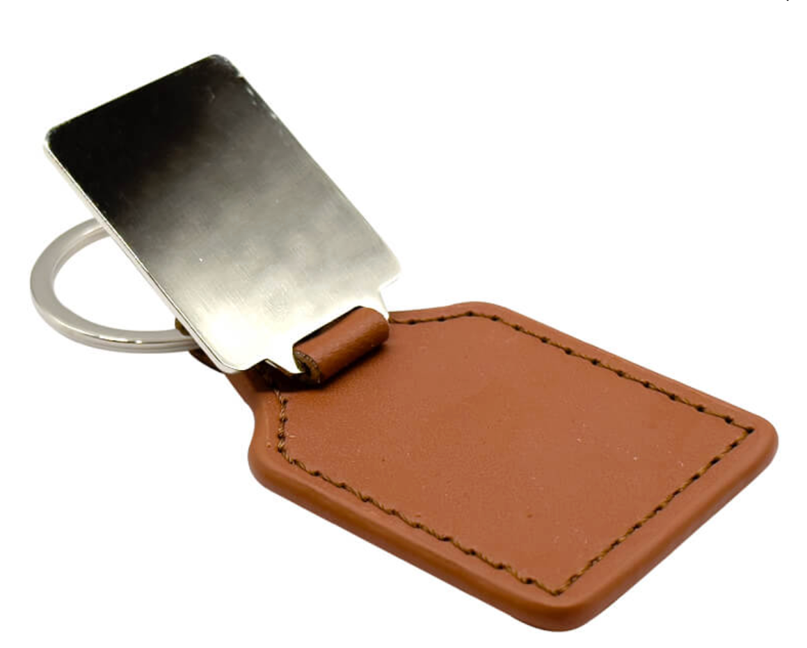 PU Leather Keyring - Pixelwave