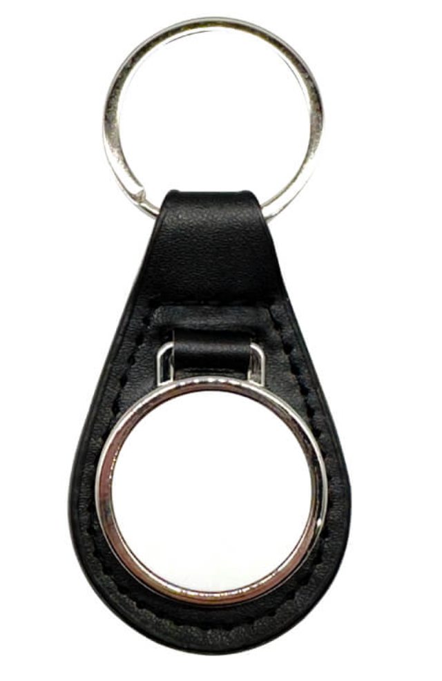 PU Leather Keyring - Pixelwave